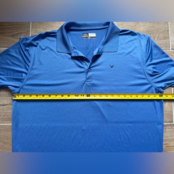 Callaway Blue Men’s Opti-Dri Golf Shirt Sz Large - Picture 4 of 8